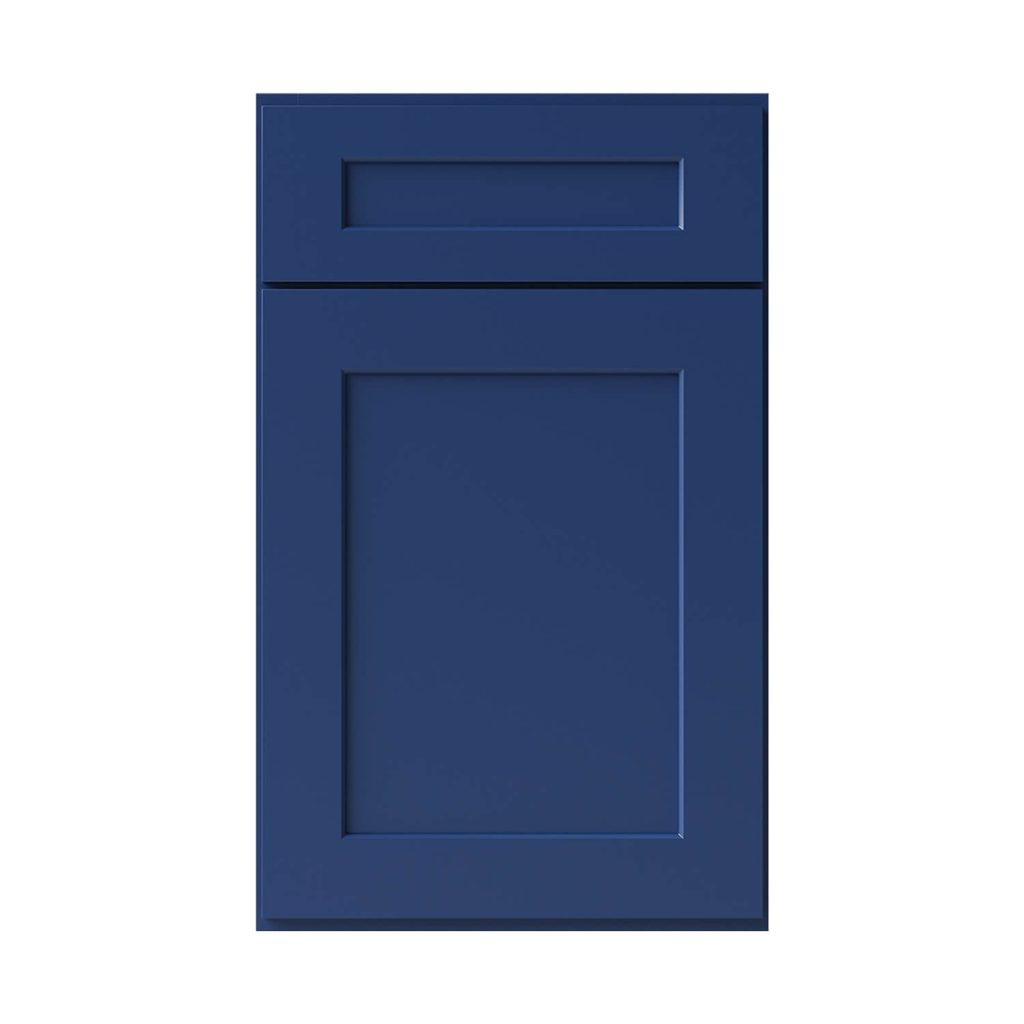 Naval Blue Shaker Cabinet